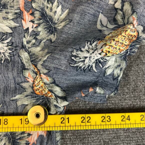 Denim & Flower Ricky Singh Slim Fit Hawaiian 100% Cotton Shirt Size M - Picture 4 of 4